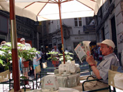 Genua Kaffeepause