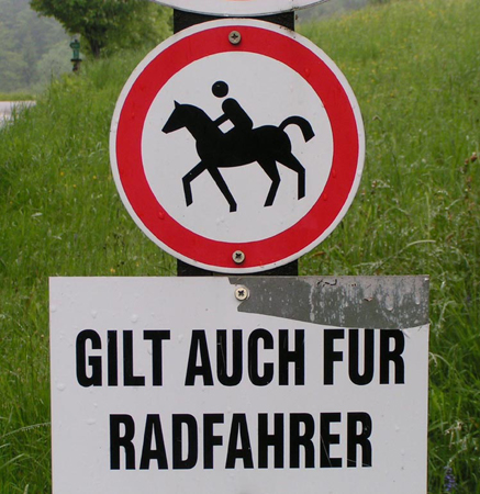 reitverbot
