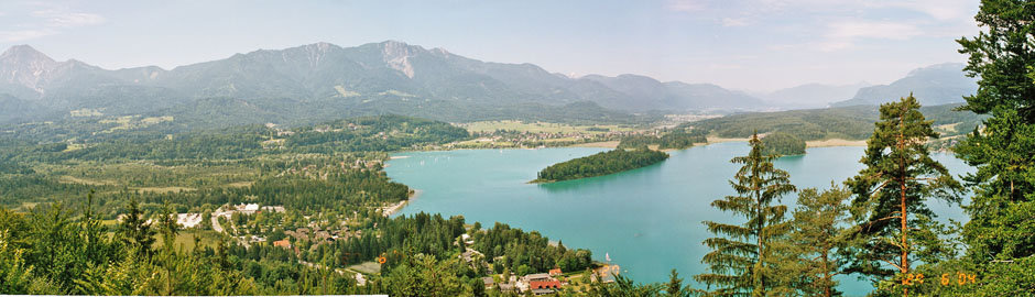 Panorama Faakersee south-west